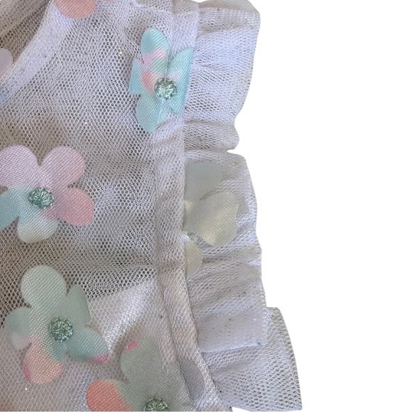 🌸 Jona Michelle Green White Formal Spring Holiday Easter Dress 3T - Picture 5 of 6